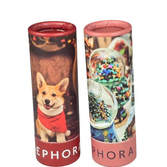 Sephora Holiday Lipsticks 2 shaedes Festive #80 & Fireside #79 NWOB - Picture 2 of 5